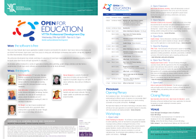 Open For Education - Flyer